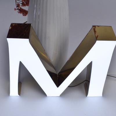 China Custom Letter Sign Retail Store LED Signs Alphabet Acrylic 3D Signage LED Channel Acrylic Letters for sale