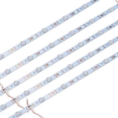 China Residential hot selling smd 2835 3030 12leds rgb rigid strip light led backlight diffuse light bar for advertising light box billboard for sale