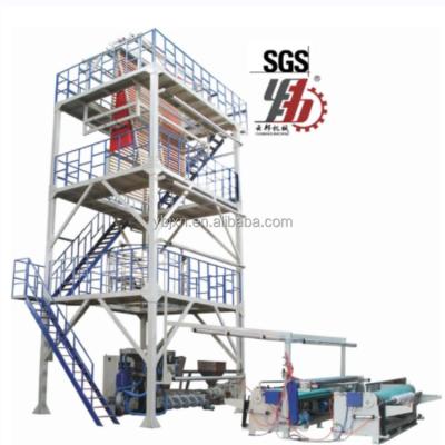 China High Speed ​​ABC Film Economical Three Layer PE Plastic Film Blowing Machine Plastic Sheet Blowing Machine for sale