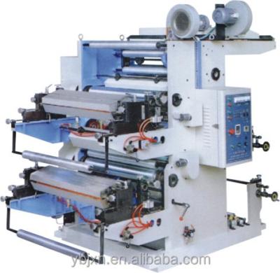 China Hotels 2 Colors Plastic Film Flexographic Printing Machine With High Speed for sale