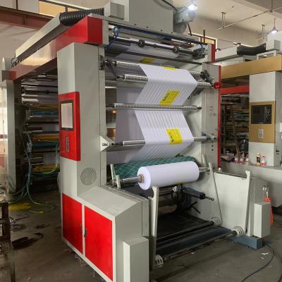 China Hotels High Speed ​​Six Colors Plastic Film And Paper Flexo Printing Machine for sale