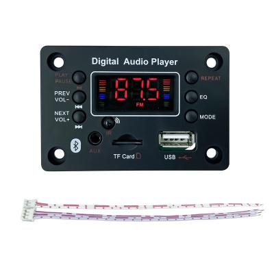 China New USB AUX Car Player Decoder Panel BT 5.0 FM USB Card. With Cables Remote Control Portable Audio Player Multifunctional Switch for sale