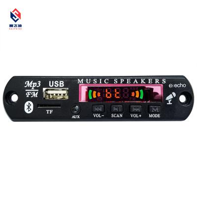 China Blue Tooth 5.0 5V MP3 WMA Wireless Panel Car Decoder USB TF FM Radio Module Color Screen MP3 Audio MP3 Player for sale