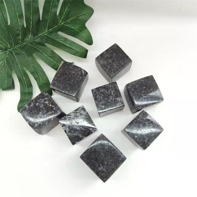 China Natural Polished China Crystals Stone Gabbro Standing Healing Cube For Home Decoration for sale