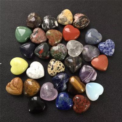 China China Hot Sale 30mm Natural Hand Carved Various Crystal Hearts For Decoration for sale