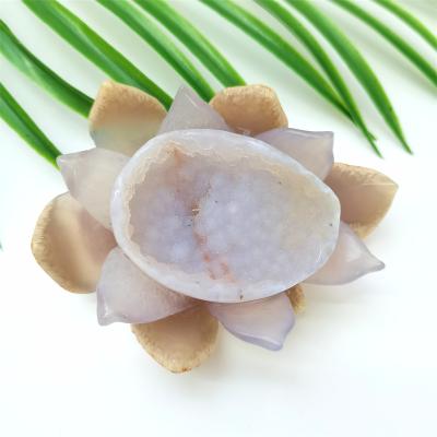 China China High Quality Druzy Stones Wholesale Natural Geode Flower For Decoration And Collection for sale