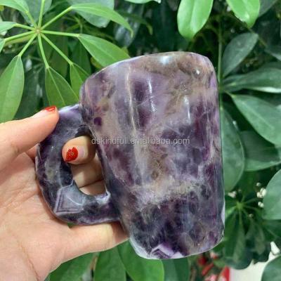 China Natural China Crystals Healing Stones Carving Dream Crafts Amethyts Cup For Decor for sale