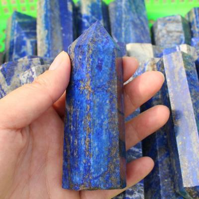 China China wholesale lapis lazuli tower quartz crystal point crystal magic wand for sale