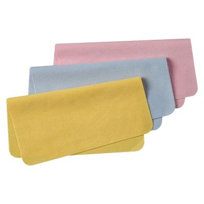 China Microfiber Suede Cloth Most Useful Superfine Suede Cloth Colored Lens Cloth Jewelry Screens Car Mirrors Cell Phone Cloth for sale