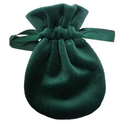 China Fashion Beauty Pouch High Quality Luxury Velvet Jewelry Drawstring Bag Custom Gift Pouch for sale