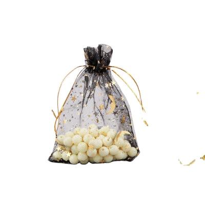 China Osagen Fabric Customized Pull Drawstring Organza Jewelry Favor Pouches Wedding Party Festival Gift Candy Bags for sale