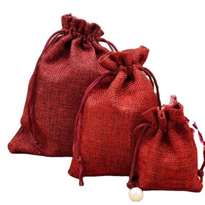 China cotton & 2022 Factory wholesale custom excellent quality low price canvas jewelry bag power bank storage jute custom drawstring bag for sale