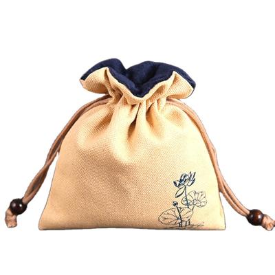 China Fashion Competitive Price Printing Logo Storage Drawstring Embroidery Bags Cheap Reusable Shopping Cotton for sale