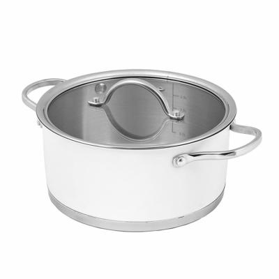 China Germany hot sale stored stainless steel cookware set energy savings cooking pot easy cleaning casseroles for sale