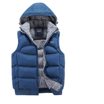 China Polyester Waistcoat Breathable Custom Jacket Zipper Down Coat Jacket Sleeveless Winter Windproof Vest for sale