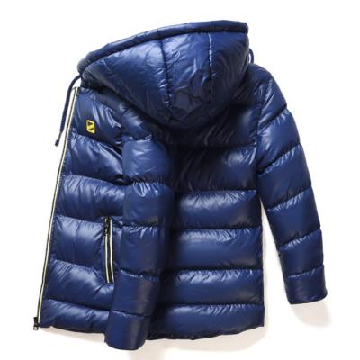 China custom winter Anti-wrinkle children's white duck down kids bubble warm stripper jacket coat kids winter jacket coat for sale