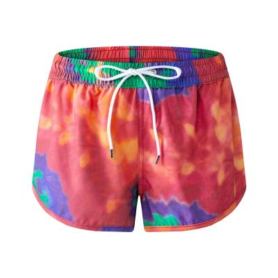 China Custom Anti-wrinkle OEM Girl Beach Swim Trunks Boardshorts Board Shorts Women Surf Beach Swim Shorts for sale