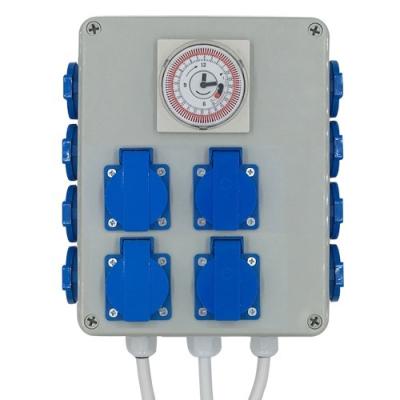 China Professional Electrical Appliance Timer 12 Way Contactor Relay Grow Light Hydroponics for sale