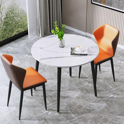 China New Tripod Sales Essential Durable Furniture Disassembly And Transport Around Dining Stone Cafe Dinner Table for sale