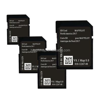 China Plastic A213 906 9903 North America One Day Delivery for Mercedes Car Navi Map Card for sale