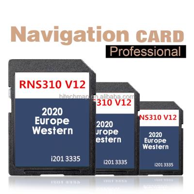 China Plastic good quality variable memory card for WESTERN EUROPE RNS 310 V12 Cid card MAP for sale