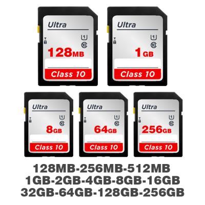 China SD Card SD Card 128MB 256MB 512MB 1GB 2GB SD Card SD Card Original Plastic Secure Digital Flash Memory Card for sale