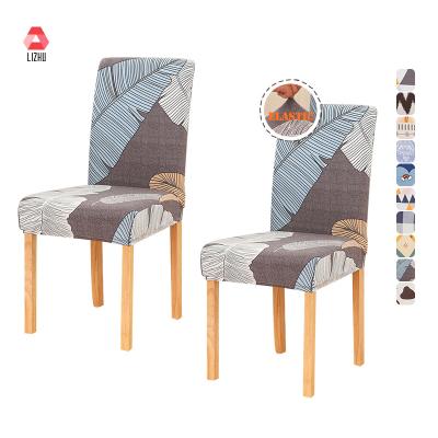 China Durable Amazon Sells Dust Proof Banquet Chair Cover Hotel Chair Cover Wedding Facial Decoration Printed Chair Covers for sale