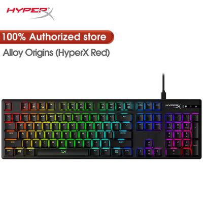 China Wholesale 100% Original Mechanical In Stock Hyperx Kingston Alloy Origins Mechanical RGB LA LED Wired Gaming Keyboard (Normal) for sale