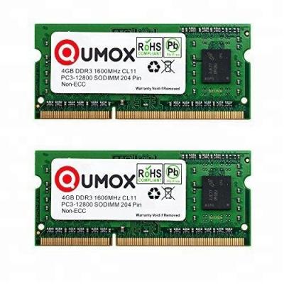 China QUMOX High Speed ​​High Quality 4GB 1600 DDR3 4 Gigabyte PC3-12800 SO-DIMM PC3 RAM Laptop-Speicher 204pin CL11 for sale