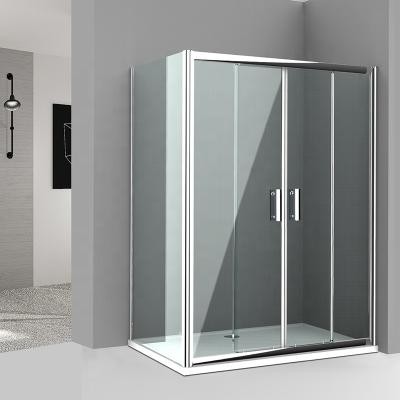 China Modern Rectangle Shower Room Square Shower Cubicles Bath Glass Cheap Shower Enclosure for sale