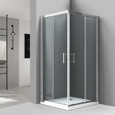 China Modern Single Box Corner Tempered Glass Shower Room Square Shower Enclosure for sale