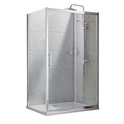 China New Modern Square Luxury Shower Enclosures Compact Safety Glass 6 Mm Tempered Shower Box With European Standard for sale