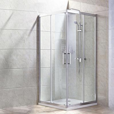 China Modern And Glass Fiberglass 2 Sided Shower Enclosure Cheap Shower Enclosures Basic for sale