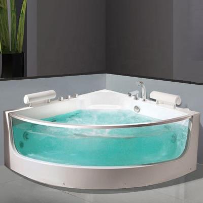 China New Two Person Body Massage Freestanding Bathtub Whirlpools Bathtubs for sale