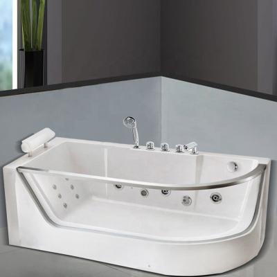 China New Indoor Rectangle Body Massage Tubs Freestanding Massage Tubs And Whirlpools With Stained Glass for sale