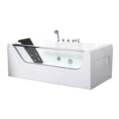 China New Design Body Massage Indoor Corner Whirlpool Bathtub Acrylic Massage Bathtubs for sale