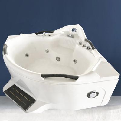 China New Two Person Body Massage Freestanding Bathtub Whirlpools Bathtubs for sale