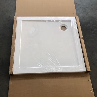 China Modern Pan Floor Fiberglass Shower Tray Portable Shower Base for sale