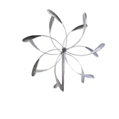 China Folk Art Jiexin custom garden courtyard small windmill outdoor stainless steel wind sculpture for sale