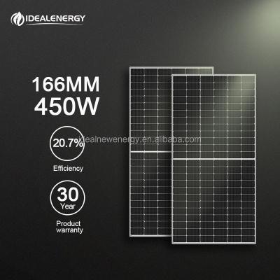 China 450W 550W 600W 650W Polycrystalline PV Solar Panel Europe Warehouse Rotterdam 166mmx83mm Monocrystalline for sale