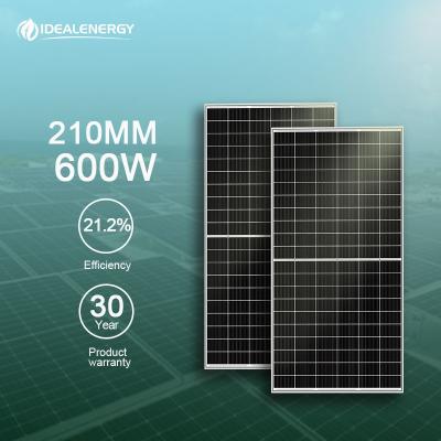 China Solar Power Performance 210mm Cells 580w 585w 590w 600w 605w 610w 615w 620w System High Solar Panel 580 585 590 595 600 605 610 615 620 Watt for sale