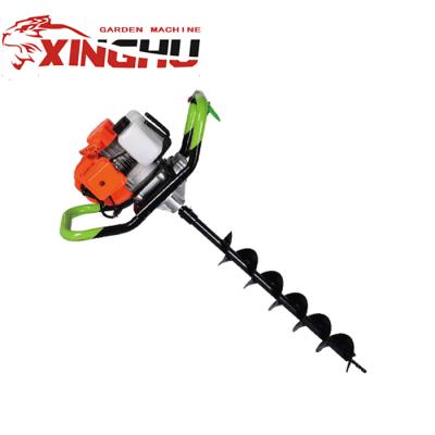 China Gasoline 52cc Gasoline Earth Drilling Rig / Hole Digging Machinery With 44F-5 Engine for sale