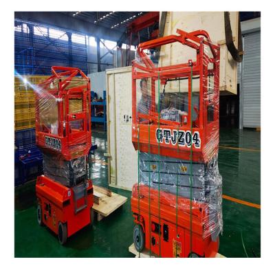 China Mobile Hotels Construction Works Arail Hydraulic Scissor Lift Platform Self Propelled Scissor Lift Platform for sale