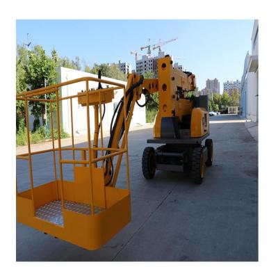 China Hotels Construction Platform Towable Spider Fork Boom Lift Aerial Work Platform Lift for sale