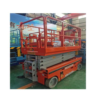 China Hotels Hydraulic Lift Platform Warehouse Material Handling Self Propelled Scissor Lift for sale