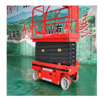 China Hotel Manufacturer Warehouse Lift Platform Electric Crawler Tracked Self Propelled Scissor Lift Platform for sale