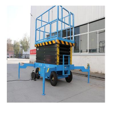 China Good Price Guide Hotels Manufacturer Rail Type Warehouse Cargo Movable Elevator Platform for sale