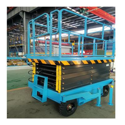 China Hotels Warehouse Freight Elevator Goods Lift Customizable Hydraulic Movable Elevator Platform for sale