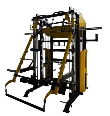 China 2022 Commercial Use Hot Sale Functional Smith Machine Power Rack Fitness Machine for sale