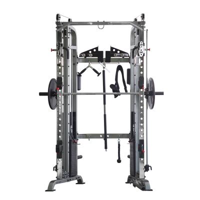 China Multi Functional Fitness Equipment Adjustable Squat Rack Armored Trainer Power Cage for sale